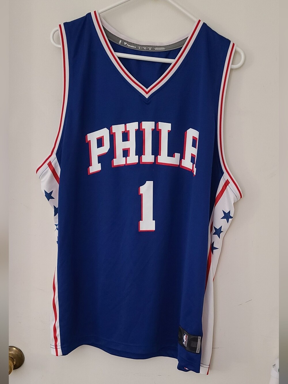 Philadelphia 76ers James Harden Fanatics Jersey Size XL